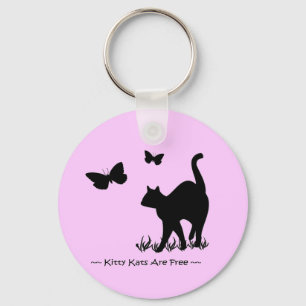 Porte-clés Kitty Kats R libèrent le T-shirt n de chat