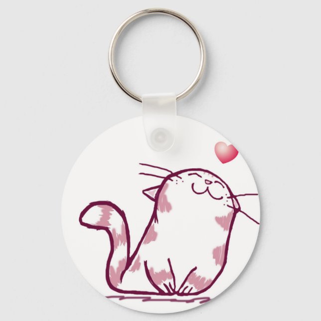 Porte-clés Kitty Love (Recto)