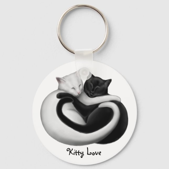Porte-clés Kitty Love Chat Porte - clé (Recto)