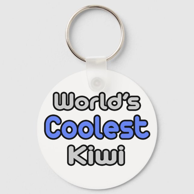 Porte-clés Kiwi le plus froid du monde (Recto)