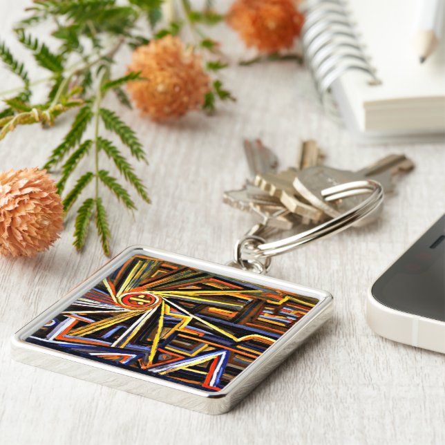 Porte-clés Klee - Rayonnement et Rotation, (Côté)