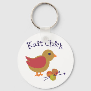 Porte-clés Knit Chick