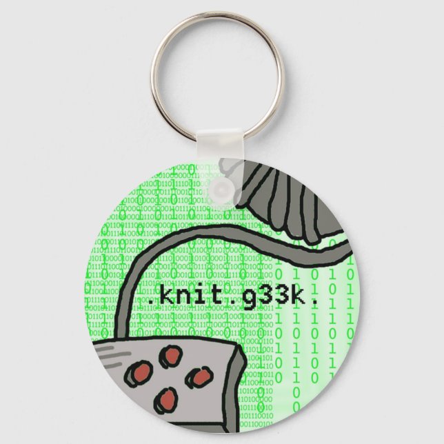 Porte-clés .knit.g33k. porte - clé (Recto)