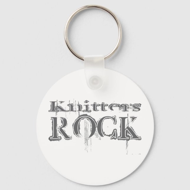 Porte-clés Knitters Rock (Recto)