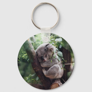 Porte-clés Koala de bébé de sommeil