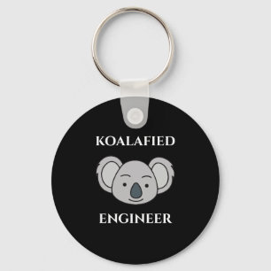 Porte-clés Koalafied Engineer Cute Koala Funny Job Pun