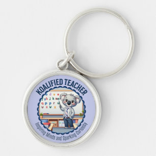 Porte-clés Koalified Teacher Cute Koala Theme Educateur Cadea