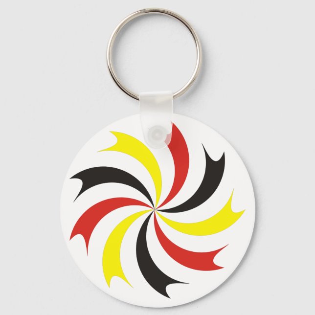 Porte-clés Kokarde cockade Allemagne Germany (Recto)