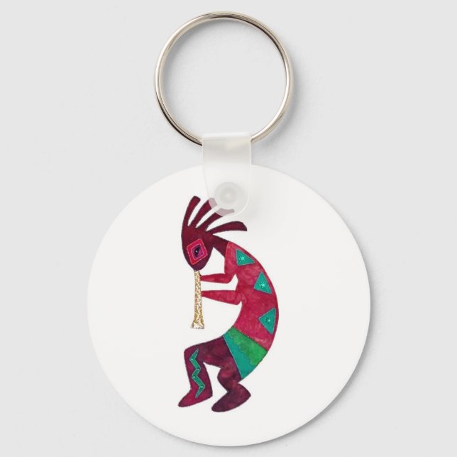 Porte-clés Kokopelli Design original ! (Recto)