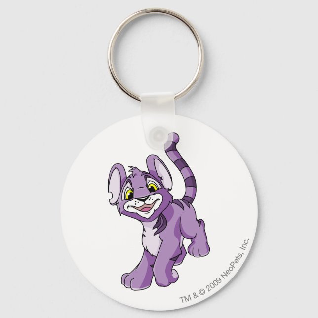 Porte-clés Kougra pourpre (Recto)