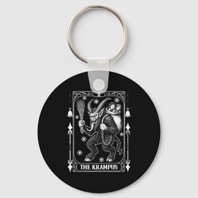 Porte-clés Krampus Tarot Card Design Christmas Season Evil Pa (Recto)