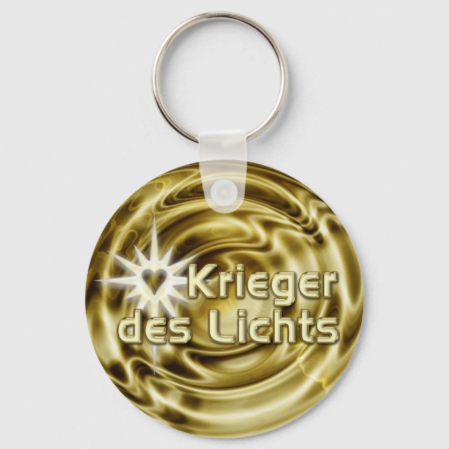 Porte-clés KRIEGER DES LICHTS | vagues dorées (Recto)