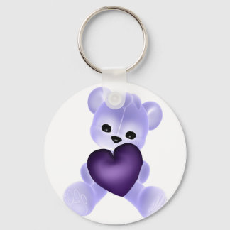 Porte-clés KRW Purple Teddy