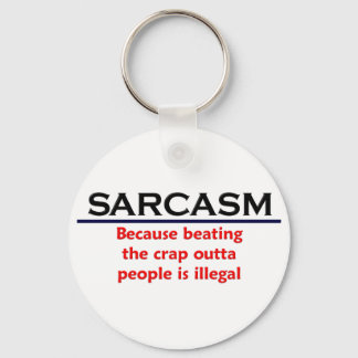 Porte-clés KRW Sarcasm Drôle plaisanterie