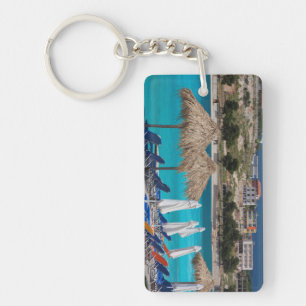 Porte-clés Ksamil, bord de plage de la ville