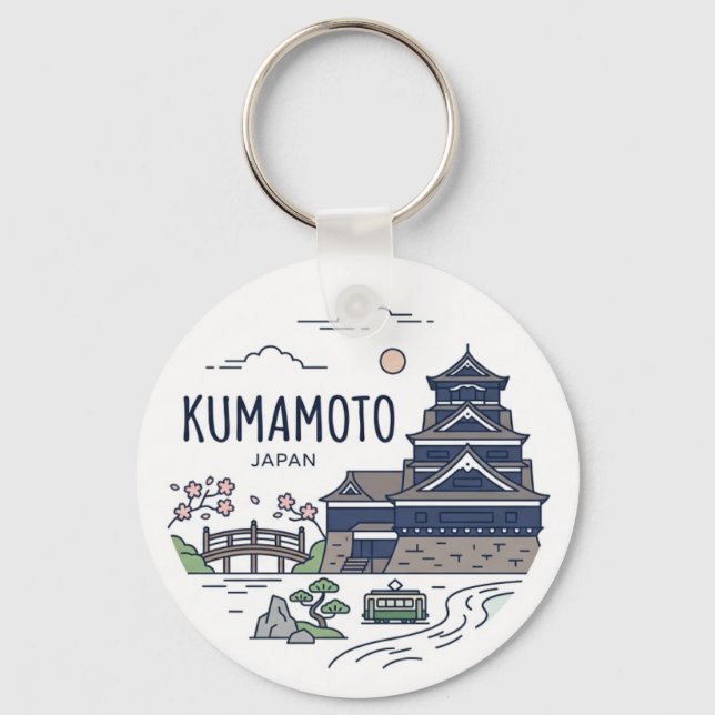 Porte-clés Kumamoto (Recto)