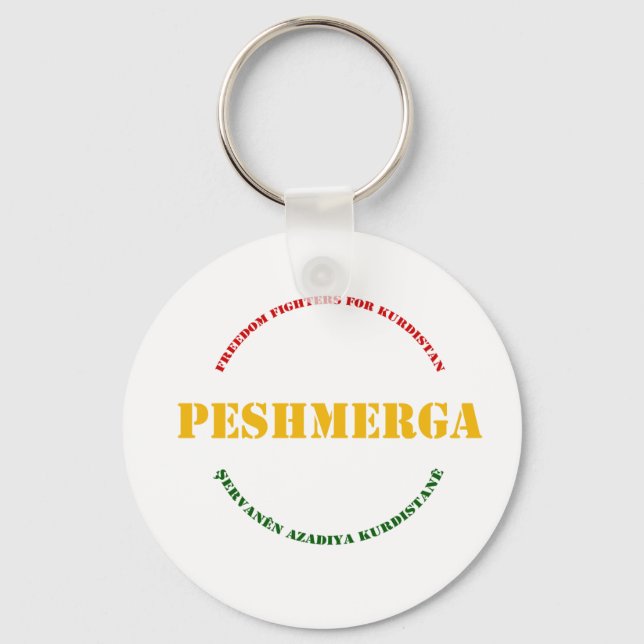 Porte-clés KURDISTAN Peshmerga Freedom Warrior (Recto)