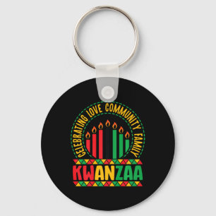 Porte-clés Kwanzaa - Celebrating Love Community &amp; Family