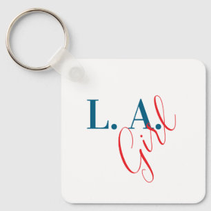 Porte-clés L. A. Girl Los Angeles Moderne Minimaliste Simple