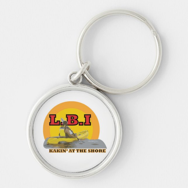 Porte-clés L.B.I Kakin au rivage (Devant)
