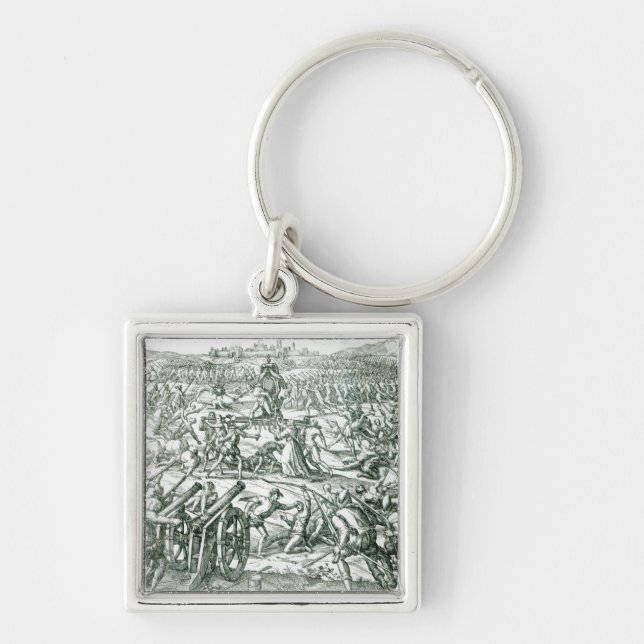 Porte-clés La bataille de Cajamarca, 1532 (Devant)