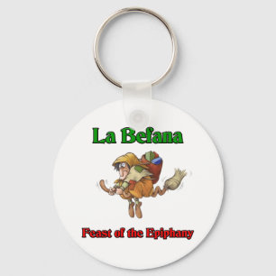 Porte-clés La Befana (Sorcière de Noël) Fête de l'Epiphanie.