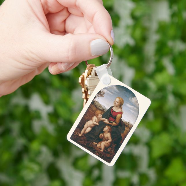 Porte-clés La Belle Jardinière de Raphaël (main)