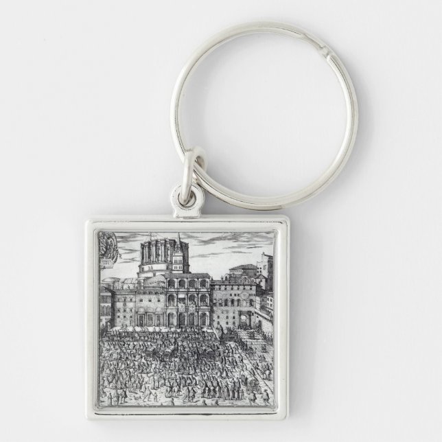 Porte-clés La bénédiction de pape Pius V (Devant)