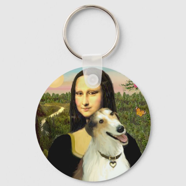Porte-clés La Borzoï de Mona Lisa (Recto)