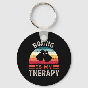 Porte-clés La boxe est ma thérapie amusante