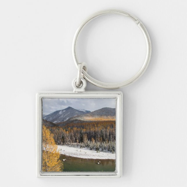 Porte-clés La branche médiane de la rivière Flathead (Devant)