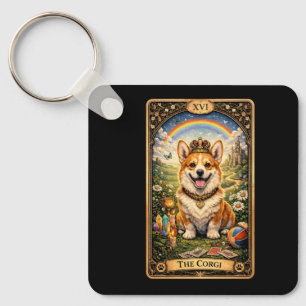 Porte-clés La carte de tarot Corgi