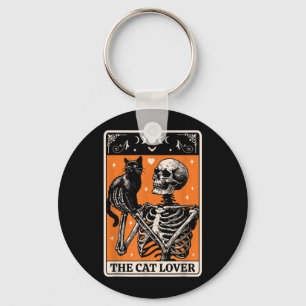 Porte-clés La Carte de Tarot de l'Amoureux des Chats - Chat N