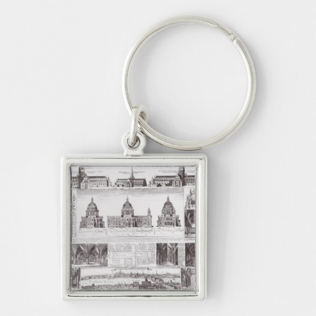 Porte-clés La cathédrale de St Paul (Devant)