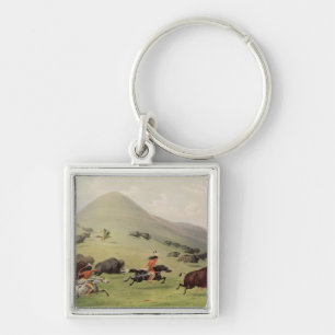 Porte-clés La chasse de Buffalo, c.1832