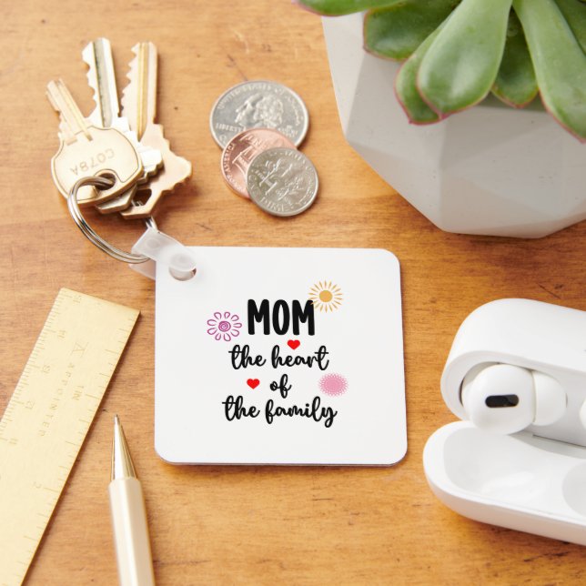 Porte-clés La citation de maman (Bureau)