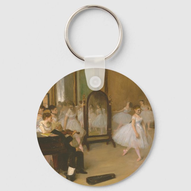 Porte-clés La classe de danse (1870) Edgar Degas (Recto)