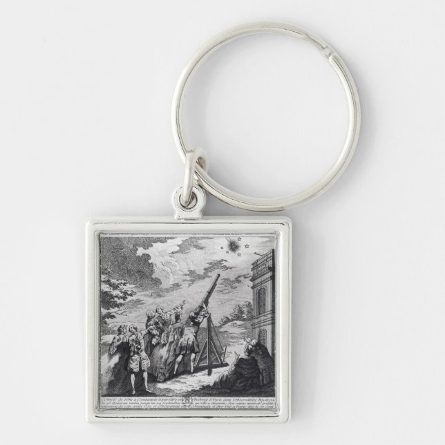 Porte-clés La comète de Halley observée en 1759 par Cassini (Devant)