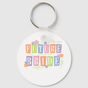 Porte-clés La couleur bloque la future jeune mariée