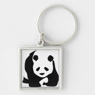 Porte-clés la coutume d'ours d'ours panda personnalisent des