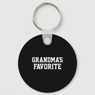 Porte-clés La crème de la grand-mère drôle Moderne Noir Clic