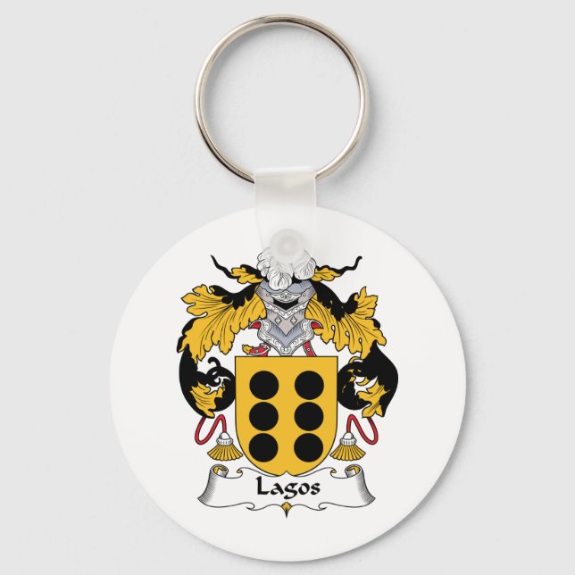 Porte-clés La crête familiale de Lagos (Recto)
