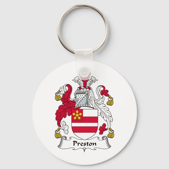 Porte-clés La crête familiale de Preston (Recto)