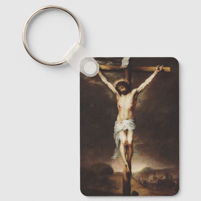 Porte-clés La Crucifixion par Bartolome Esteban Murillo (Recto)