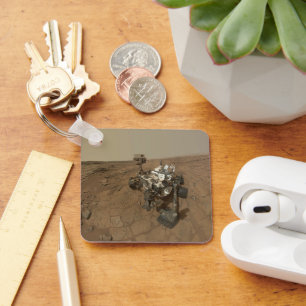 Porte-clés La Curiosité A Rover Sur La Surface De Mars.