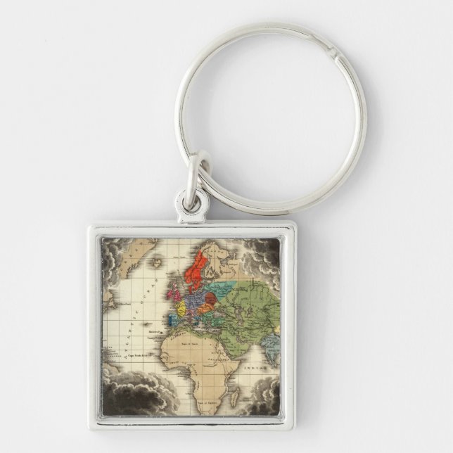 Porte-clés La découverte de l'Amérique 1498 AD (Devant)