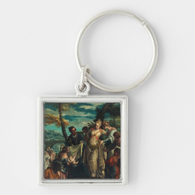 Porte-clés La Découverte de Moïse par Veronese Fine Art (Devant)