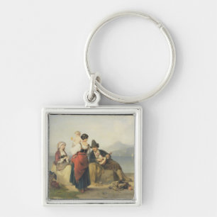 Porte-clés La famille napolitaine, 1865 (huile sur le