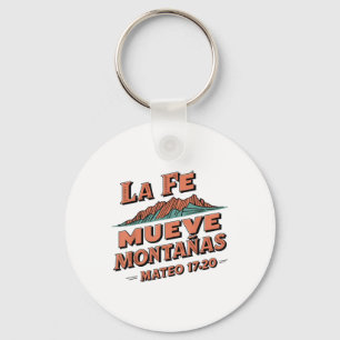 Porte-clés La Fe Mueve Montañas Todo Es Posible Jesus Cristia