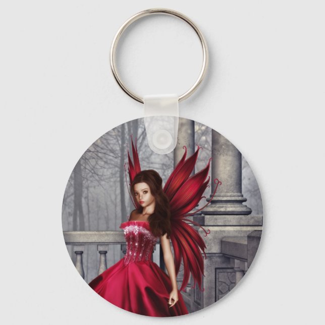 Porte-clés La Fée Rouge Glamour (Recto)